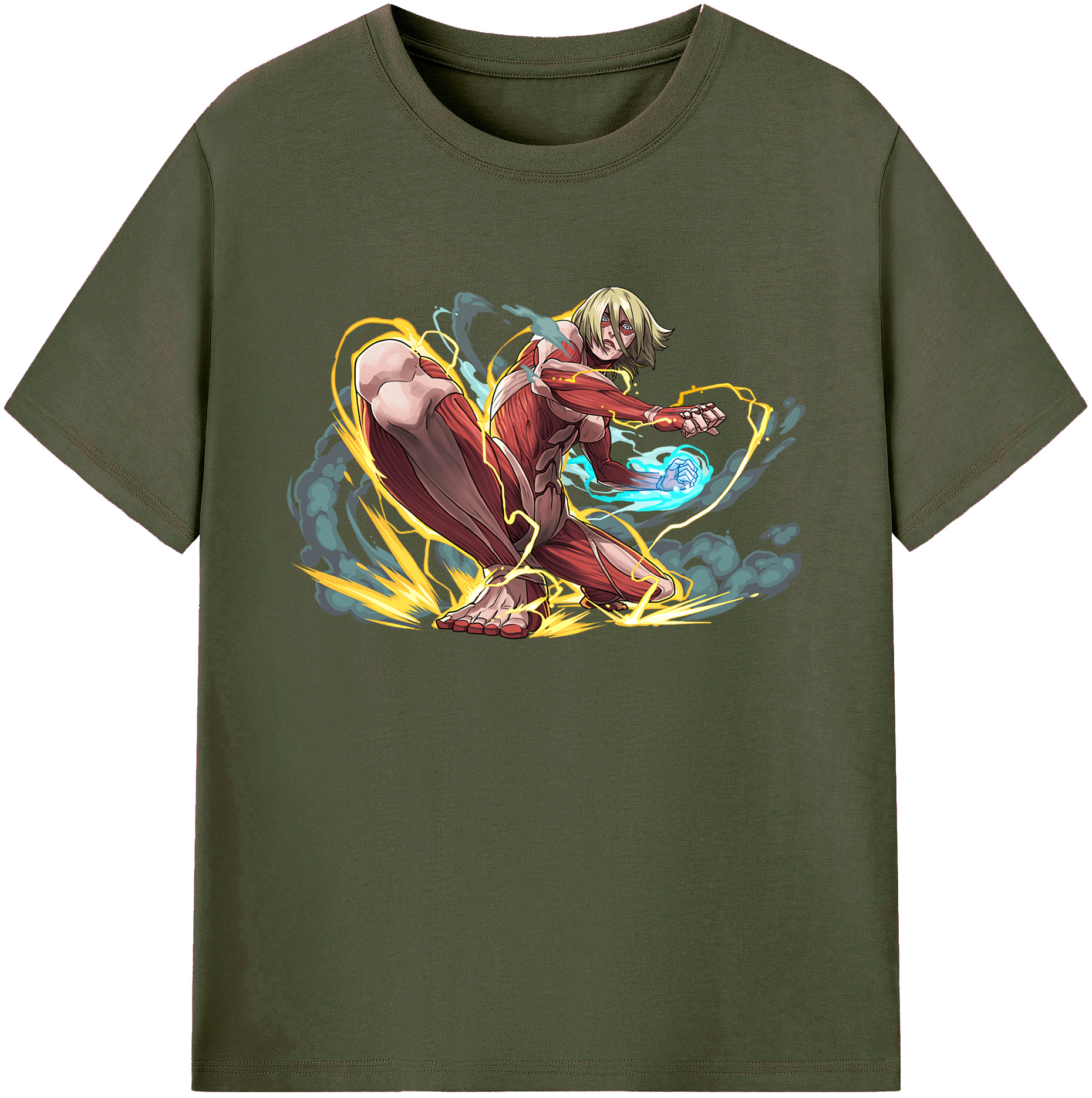 （画像用） 進撃の巨人 Attack on Titan 綿100％ メンズ半袖Tシャツ｜肌触りやわらか＆通気性